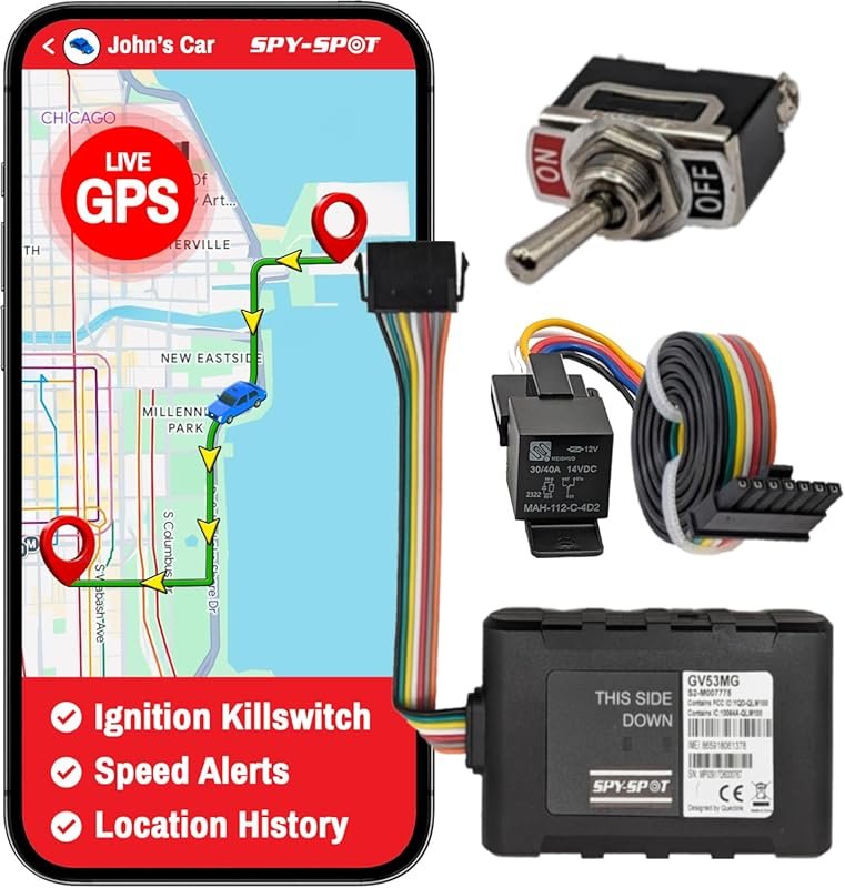 Spy Spot GV53MG Hard Wire Kill Switch GPS Vehicle Tracker