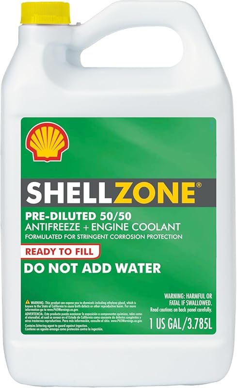 Shellzone 50/50 Pre-Diluted Antifreeze + Coolant