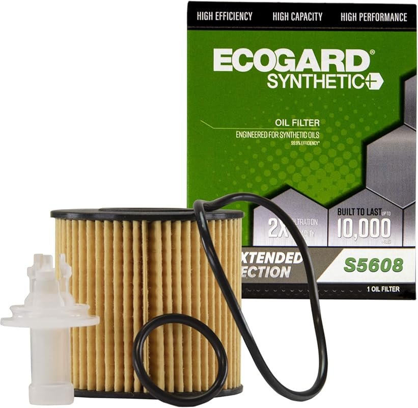 ECOGARD S5608 Oil Filter for Synthetic Oil in Toyota Highlander and Si