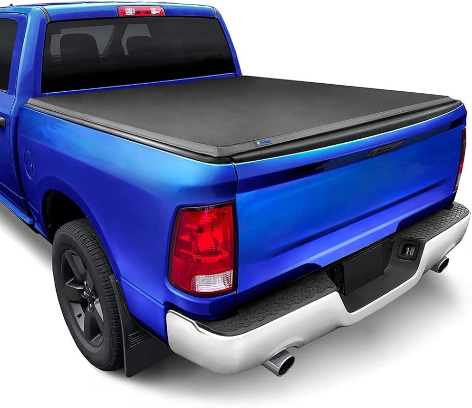 Tyger Auto T3 Soft Tri-Fold Tonneau Cover for Dodge Ram 1500 2500 3500