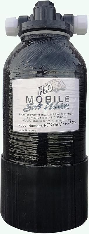 Portable RV Water Softener for Tight Spaces and Day Trips with 3.2 kg