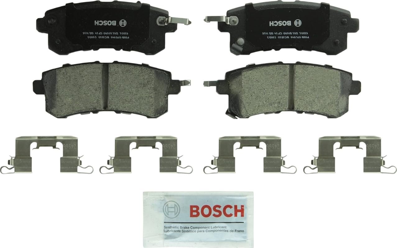 Bosch QuietCast Premium Ceramic Rear Brake Pads for Nissan Armada and