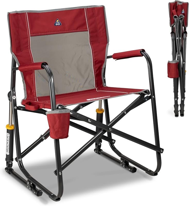 GCI Outdoor Freestyle Rocker Camping Chair | Portable Folding Rocking 