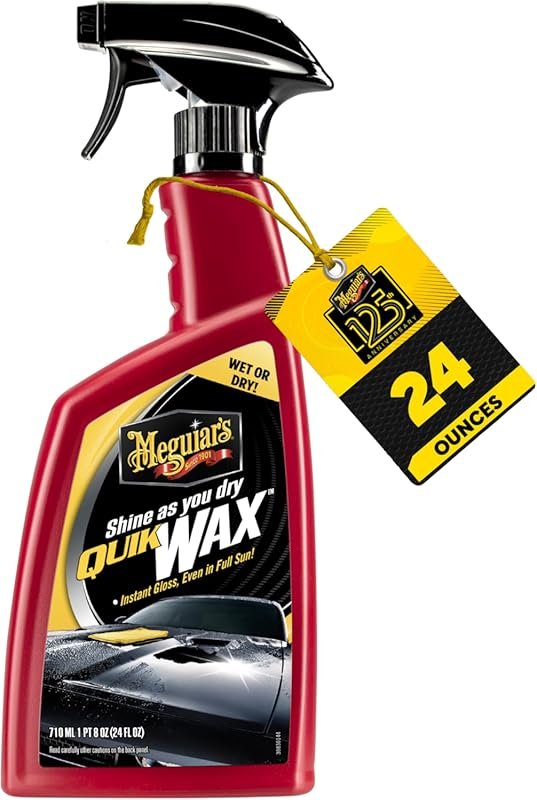 Meguiar's Quik Wax Spray Delivers Gloss, Shine, and Protection for Wet
