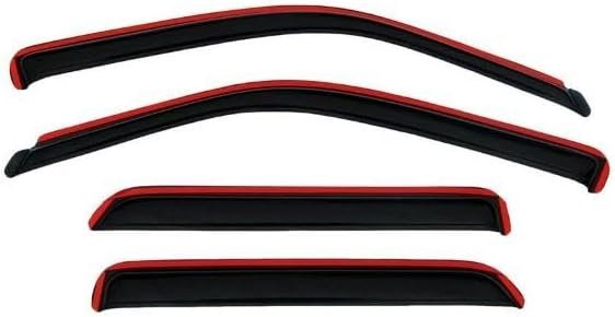 In-Channel Rain Guards for Ford F-150 and F-150 Raptor SuperCrew (2015