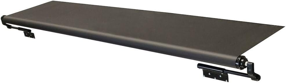 Solera Black RV Slide Topper Awning 8 Foot with 7 Foot 7 Inch Fabric