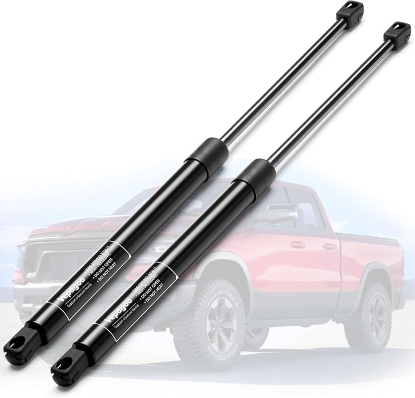 Vepagoo Front Hood Gas Struts for 2002-2010 Dodge Ram 1500, 2500, 3500