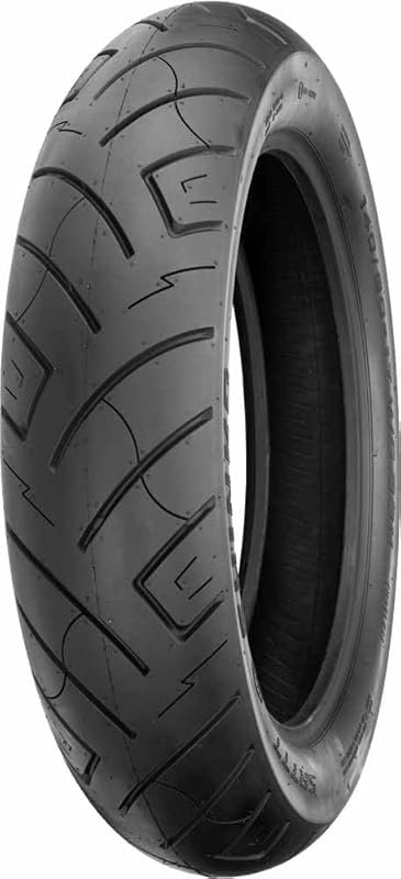 Shinko 777 Heavy Duty Front Motorcycle Tire with Black Wall for Long R