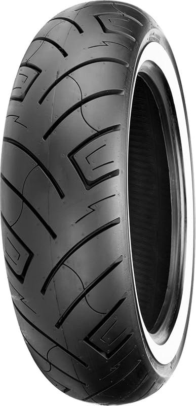 Shinko 777 Heavy Duty Front Motorcycle Tire with White Wall for Long R