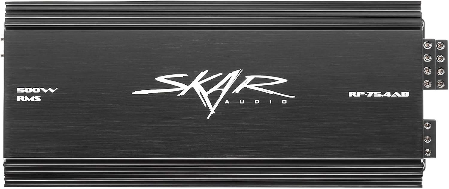 Skar Audio RP-75.4AB 500 Watt Full-Range Class A/B 4-Channel Car Audio