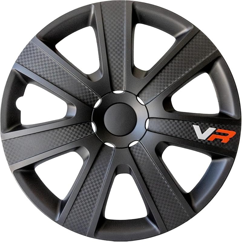 Alpena VR Carbon Vehicle Wheel Covers, Premium European-Made, Set of 4