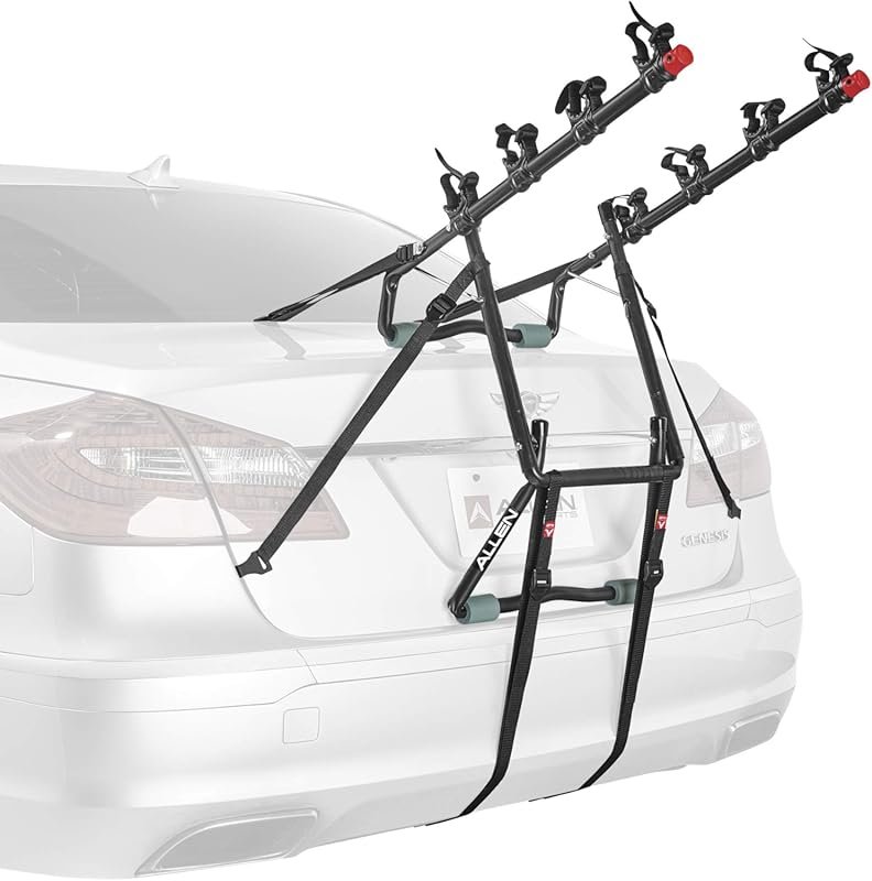 Allen Sports Deluxe 4-Bike Trunk Mount Rack Model 104DB-R Black – Car 