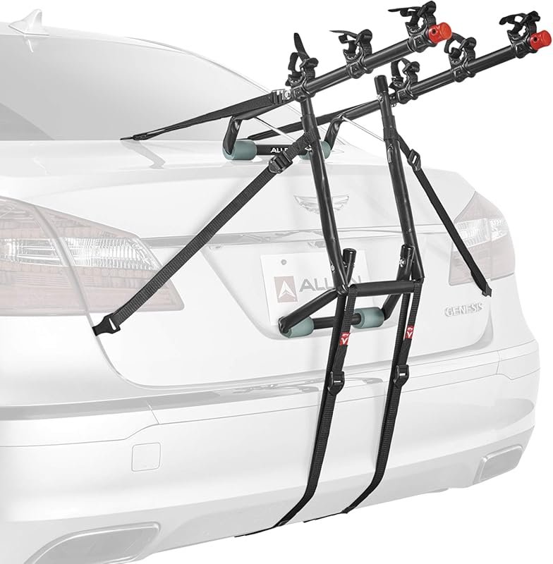 Allen Sports Deluxe Trunk Mount 3-Bike Carrier Model 103DN-R Black – S