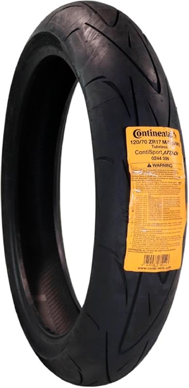 Continental ContiSportAttack 120/70ZR17 Front Motorcycle Tire - High P