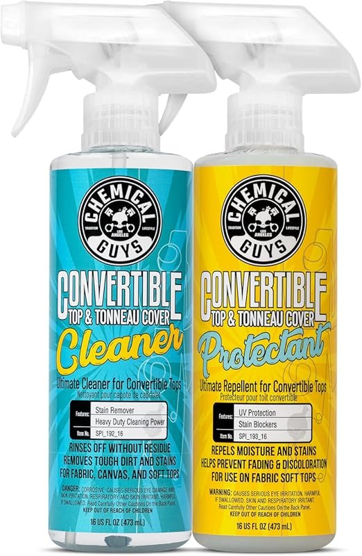 Chemical Guys Convertible Top Cleaner and Protectant Kit for Jeep Soft