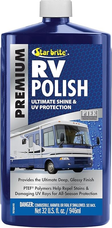 Star Brite RV Polish for Fiberglass Painted Surfaces and Metals 32 Oun