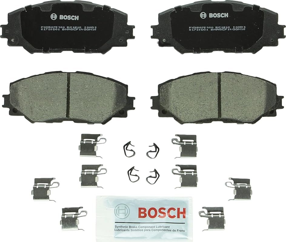 BOSCH QuietCast Premium Ceramic Disc Brake Pads for Front - Compatible