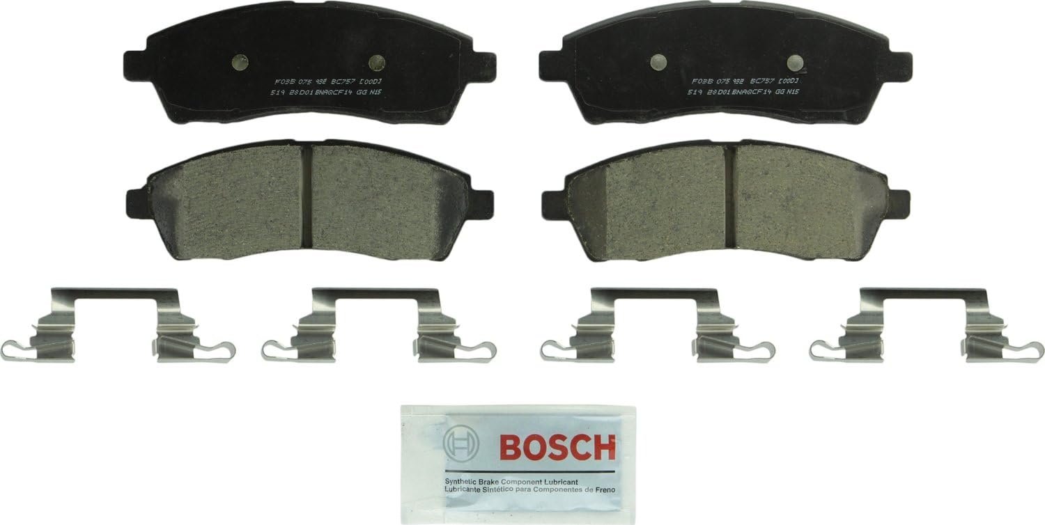 Bosch BC757 QuietCast Ceramic Rear Brake Pads for Ford F-150 through F