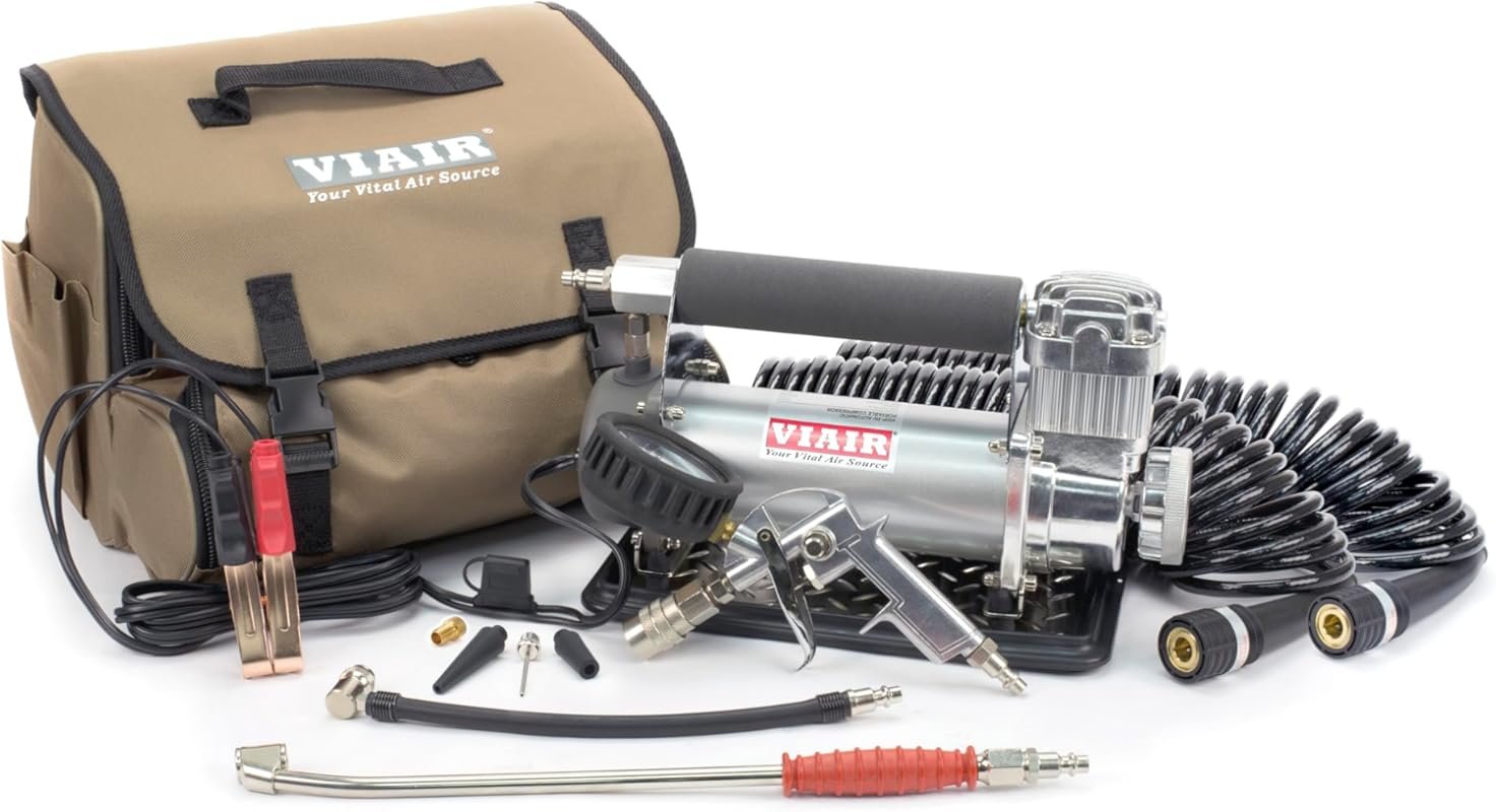 VIAIR 450P-RV Automatic Portable Air Compressor with 150 PSI for RV an