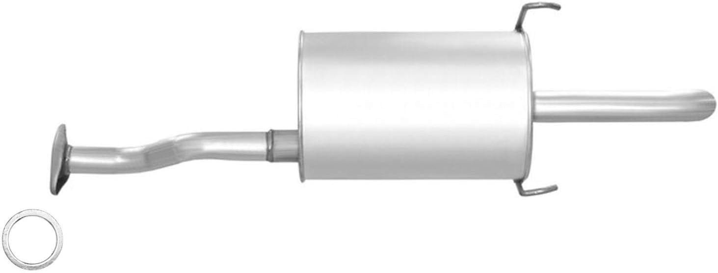 Rear axle pipe and muffler for Honda Civic 2001–2005 EX LX GX HX model