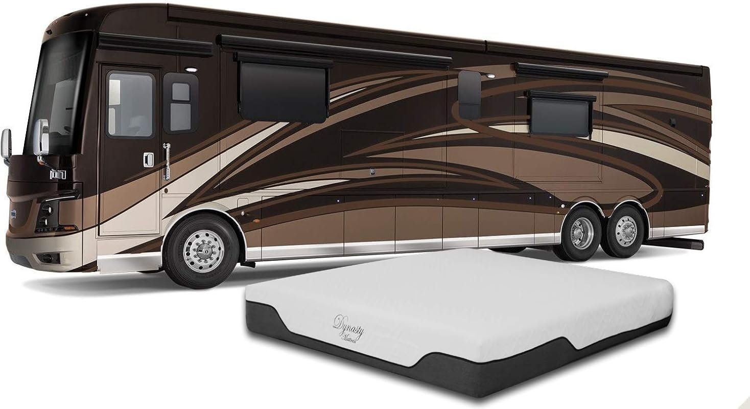 DynastyMattress CoolBreeze 8-Inch Medium-Firm Gel Memory Foam Mattress