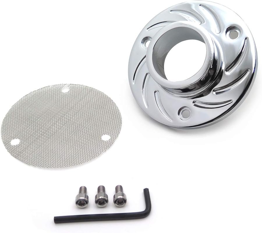 XKMT-Chromed Exhaust Tip Muffler Power Compatible With 2001 2002 2003