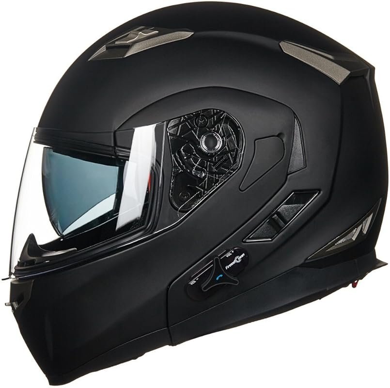 ILM Bluetooth Modular Full Face Motorcycle Helmet with Sun Shield and 