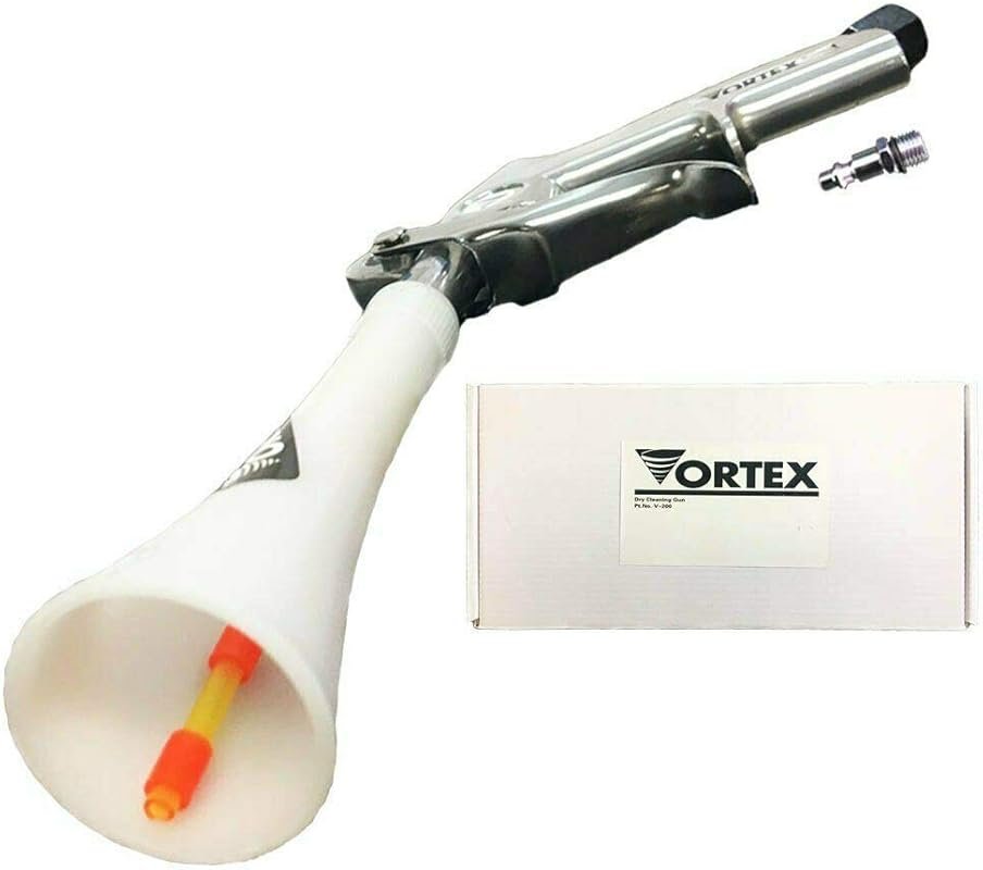 HI-TECH Vortex II Air Cleaning Gun for Auto Detailing Deep Cleans Inte