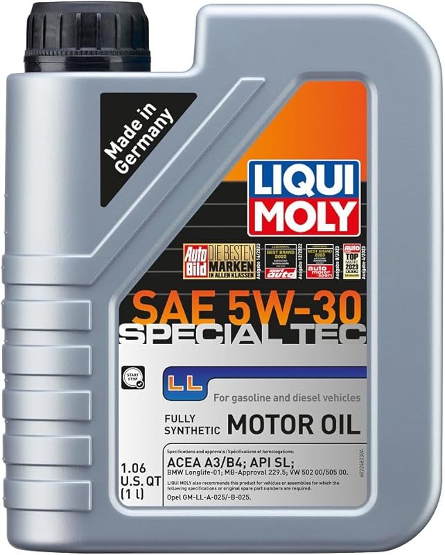LIQUI MOLY Special Tec LL 5W-30 Fully Synthetic Engine Oil, 1 Liter