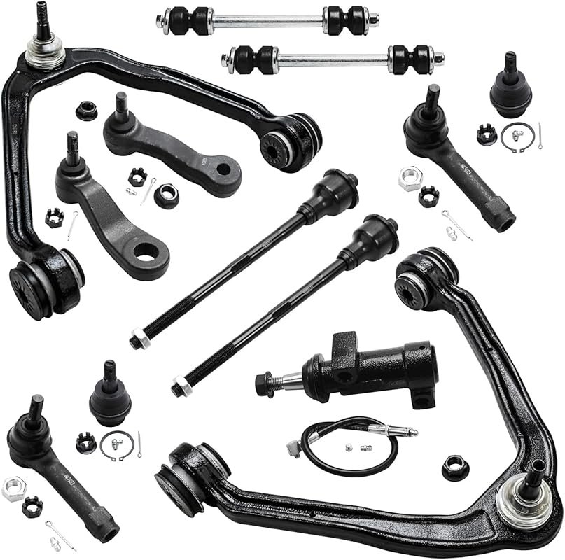 Detroit Axle AWD Front End 13-Piece Suspension Kit for Silverado, Sier