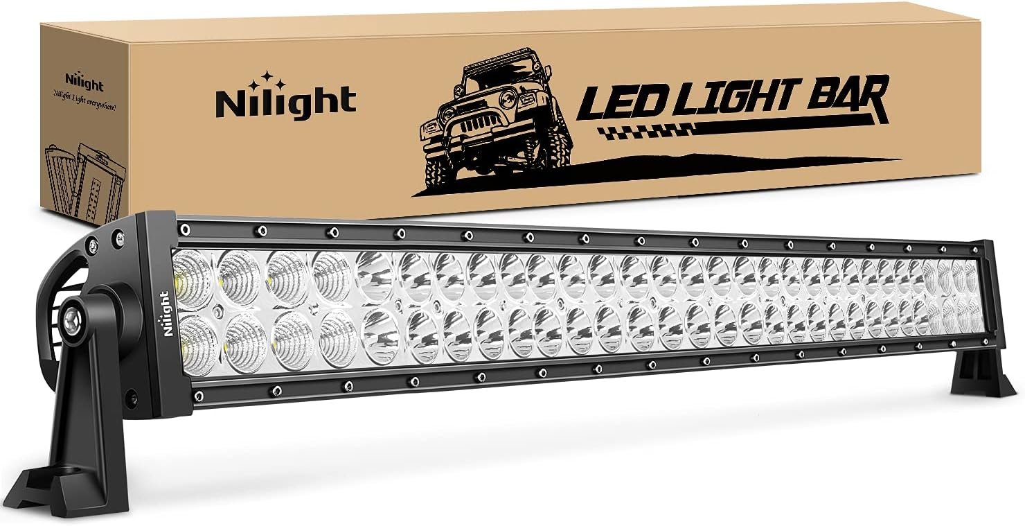 Nilight 32-Inch LED Light Bar for Trucks with Spot Flood Combo Beam
