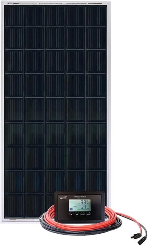 200W Solar Panel Kit for Shed with Expandable Design and 30A Controlle