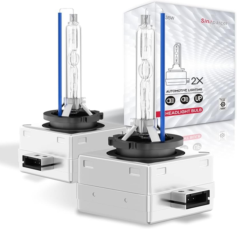 Sinoparcel D1S Xenon HID Headlight Bulbs, 8000K 35W Replacement for Hi