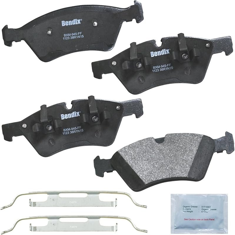 Bendix Priority1 Semi-Metallic Front Brake Pads for Mercedes-Benz E350
