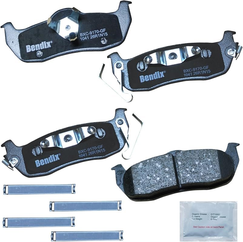 Bendix Ceramic Rear Brake Pads for Nissan Armada, Titan, Infiniti QX56