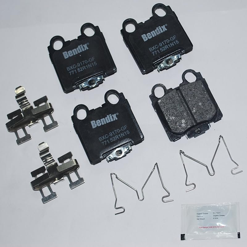 Bendix Priority1 CFC771 Ceramic Rear Brake Pads for Lexus GS300/GS400/GS430/IS300/SC430 (1998-2010)