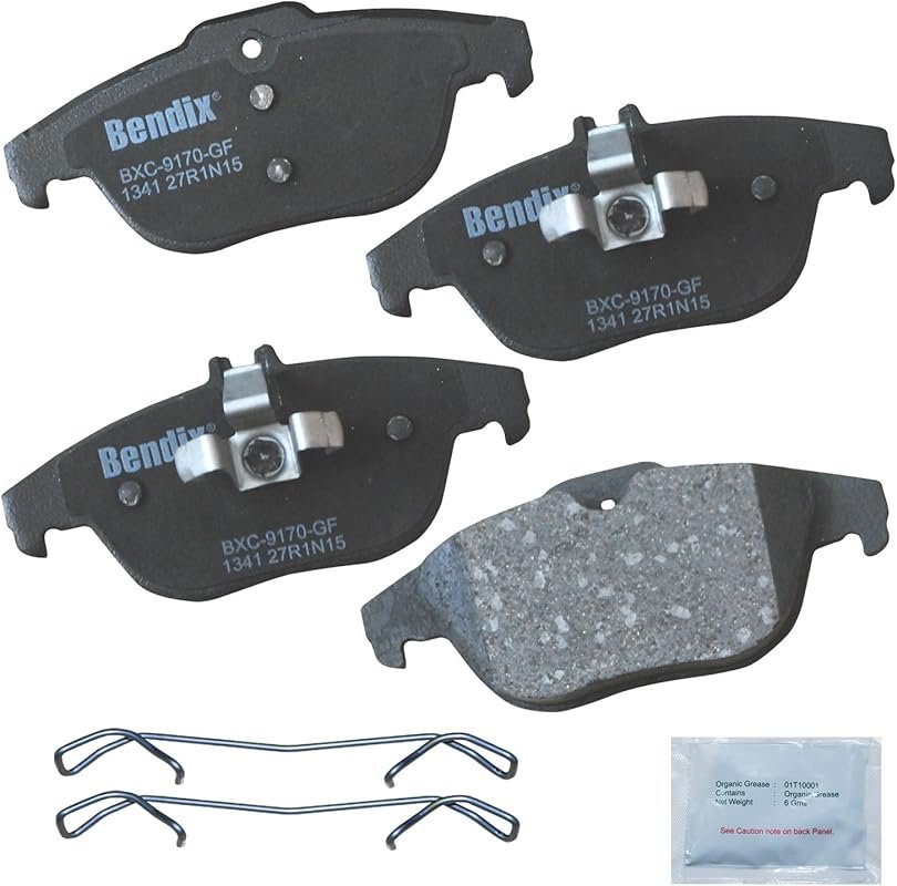 Bendix Priority1 Ceramic Rear Brake Pads for Mercedes-Benz E350 and Ot