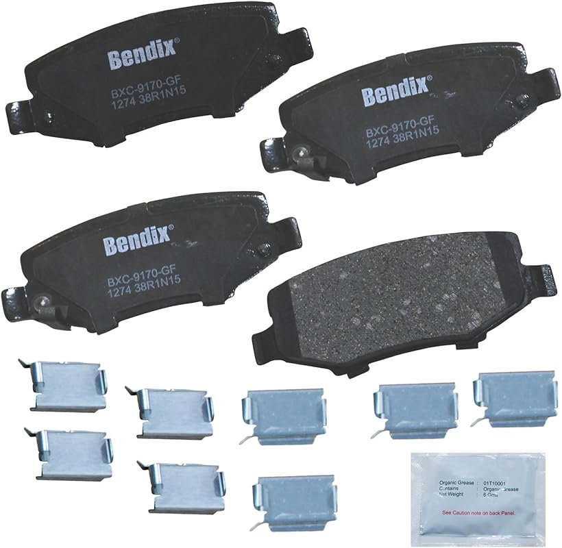 Bendix Priority1 Ceramic Rear Brake Pads for Jeep Wrangler 2007-2017 a