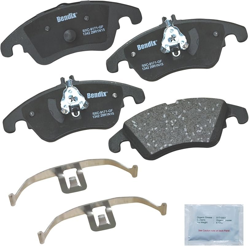 Bendix Priority1 ceramic front brake pads for Mercedes C300, C350, E3