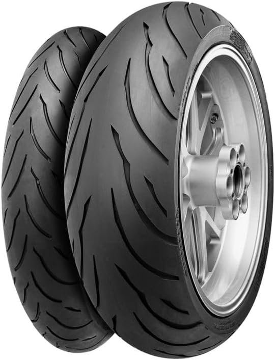 Continental Motorcycle Tire Set for Sport Bikes with Performance Grip