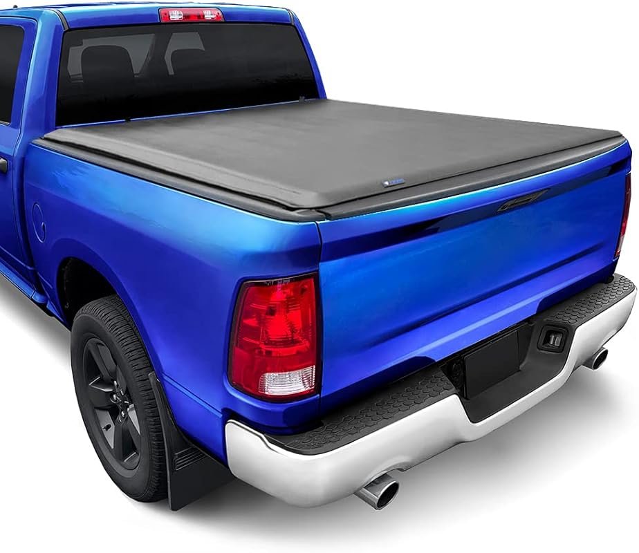 Tyger Auto T1 Soft Roll-up Tonneau Cover for 2009-2026 Dodge Ram 1500