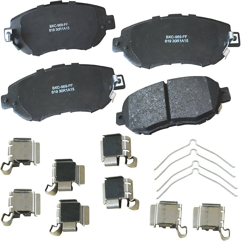 Bendix Premium SBC619 Ceramic Front Brake Pads for Lexus GS300/GS400/GS430/IS300/SC430 and Toyota Supra (1993-2010)
