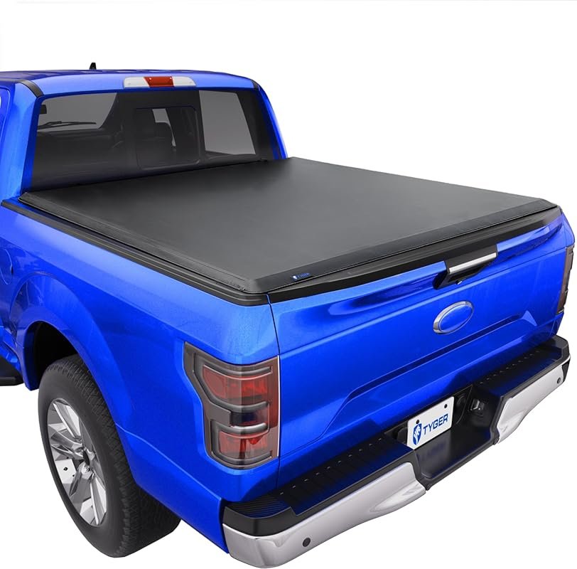 Tyger T1 Soft Roll-Up Tonneau Cover for 2015-2020 Ford F-150 5.5' Bed