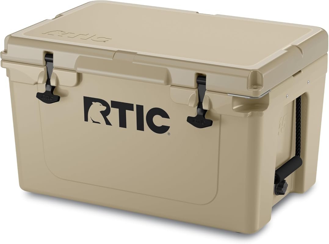 RTIC Ultra-Tough Cooler Hard Insulated Portable Ice Chest Box for Beac
