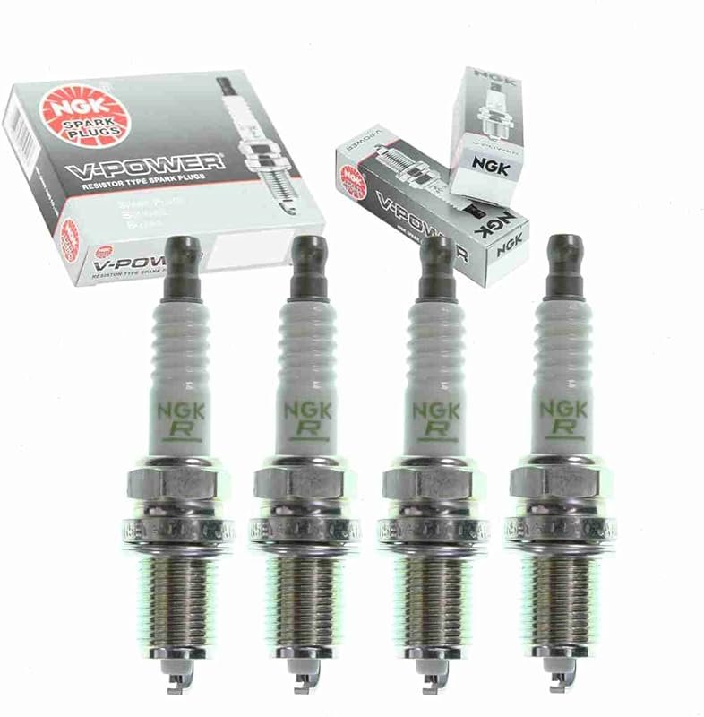 NGK V-Power Spark Plugs (4 Pack) for 1995-2000 Toyota Tacoma 2.4L/2.7L