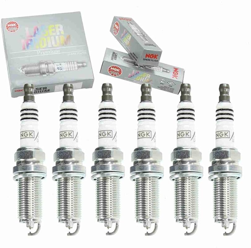 6 pc NGK Laser Iridium Spark Plugs compatible with Lexus IS250 2.5L V6