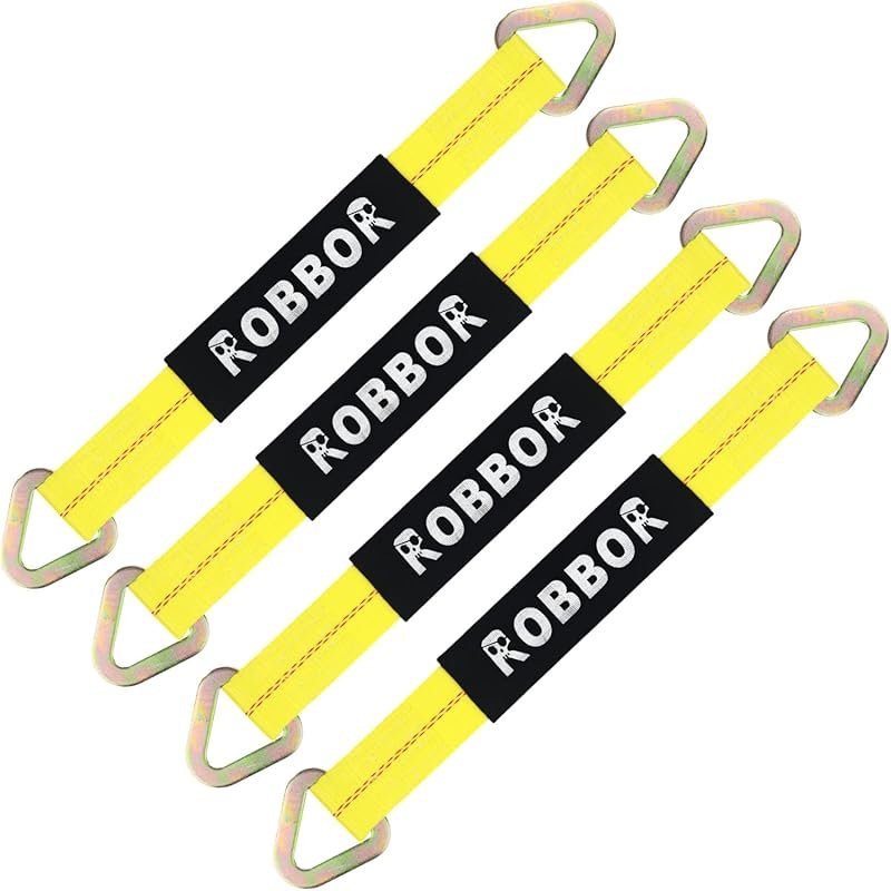 Axle Straps: 10,000 lb Break Strength, 3,335 lb Working Load, 36-Inch 