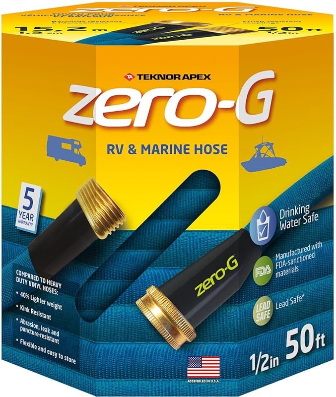 Teknor Apex Zero-G 50-Foot Lightweight and Flexible Drinking Water Hos