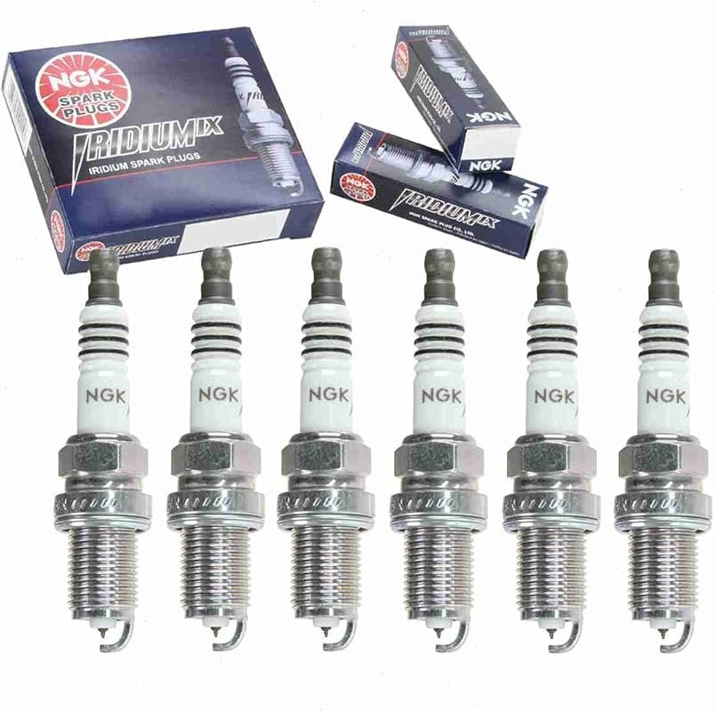 6 pc NGK Iridium IX Spark Plugs compatible with Nissan 300ZX 3.0L V6 1