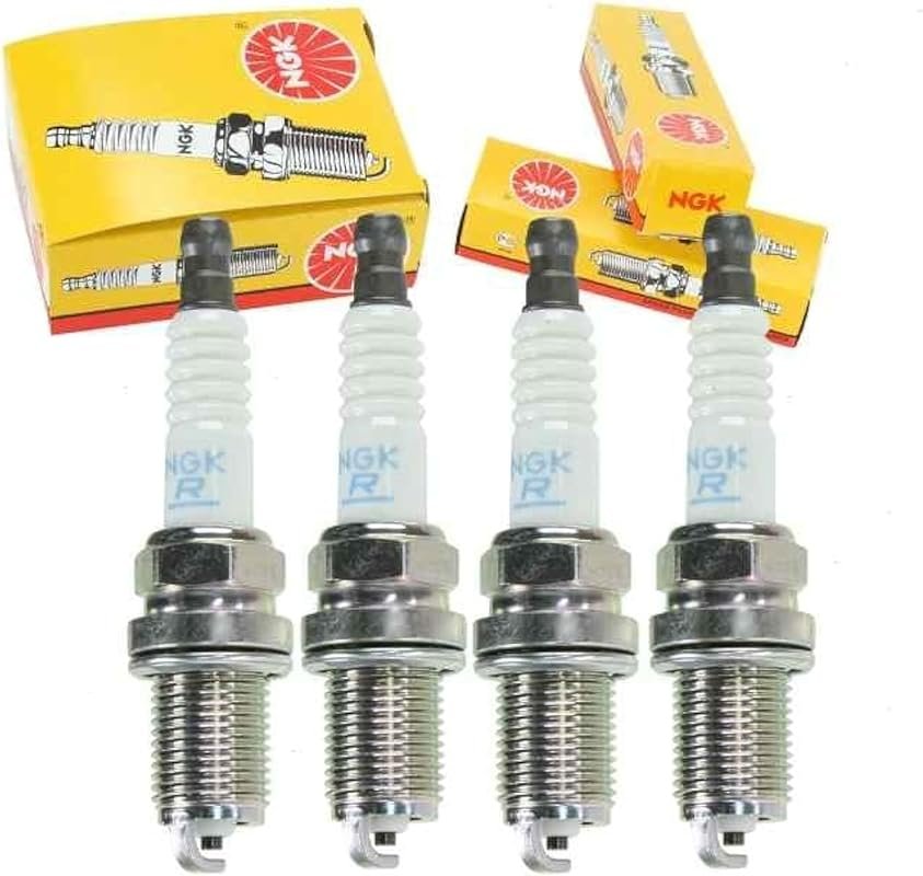 NGK Standard Spark Plugs: 4-Pack for Toyota Camry 2.2L and 2.4L Engine